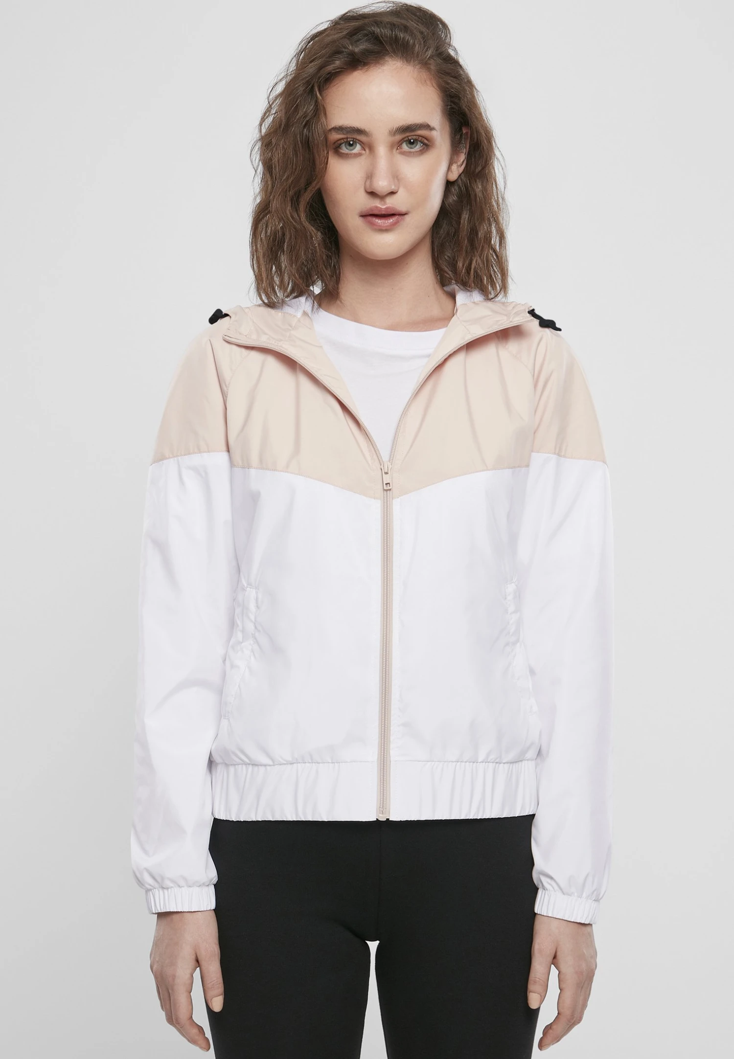 URBAN CLASSICS Arrow- Windjack - Lightpink/White 3 URBAN CLASSICS Arrow- Windjack - Lightpink/White