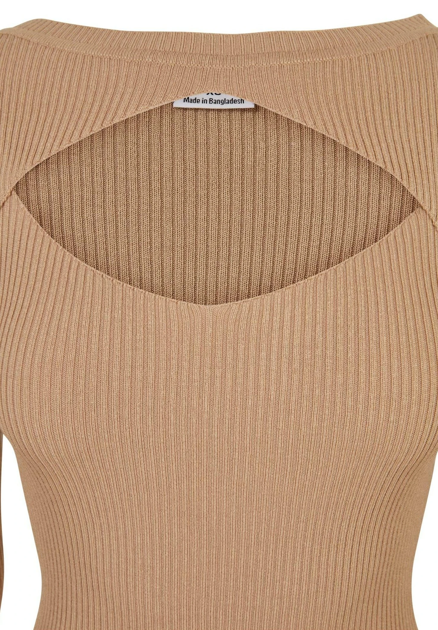 URBAN CLASSICS Cut Out - Etui-Jurk - Unionbeige 10 URBAN CLASSICS Cut Out - Etui-Jurk - Unionbeige - Afbeelding 8