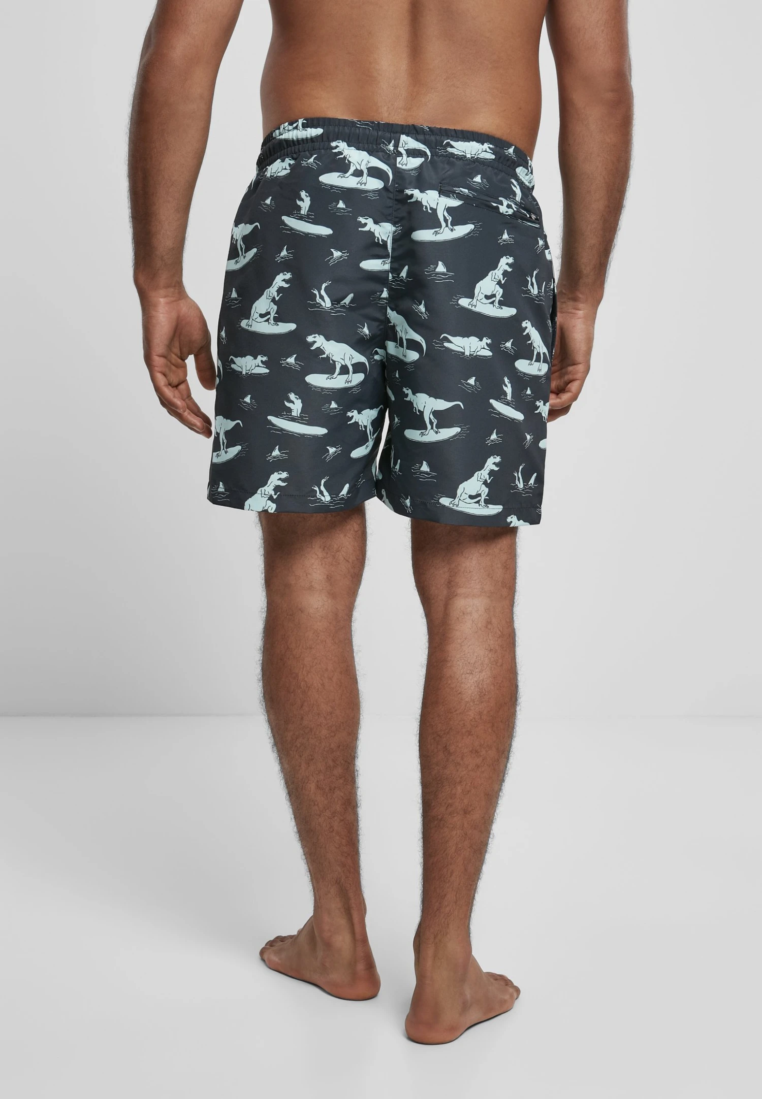 URBAN CLASSICS Pattern - Zwemshorts - Surfing T Rex Aop 5 URBAN CLASSICS Pattern - Zwemshorts - Surfing T Rex Aop - Afbeelding 3