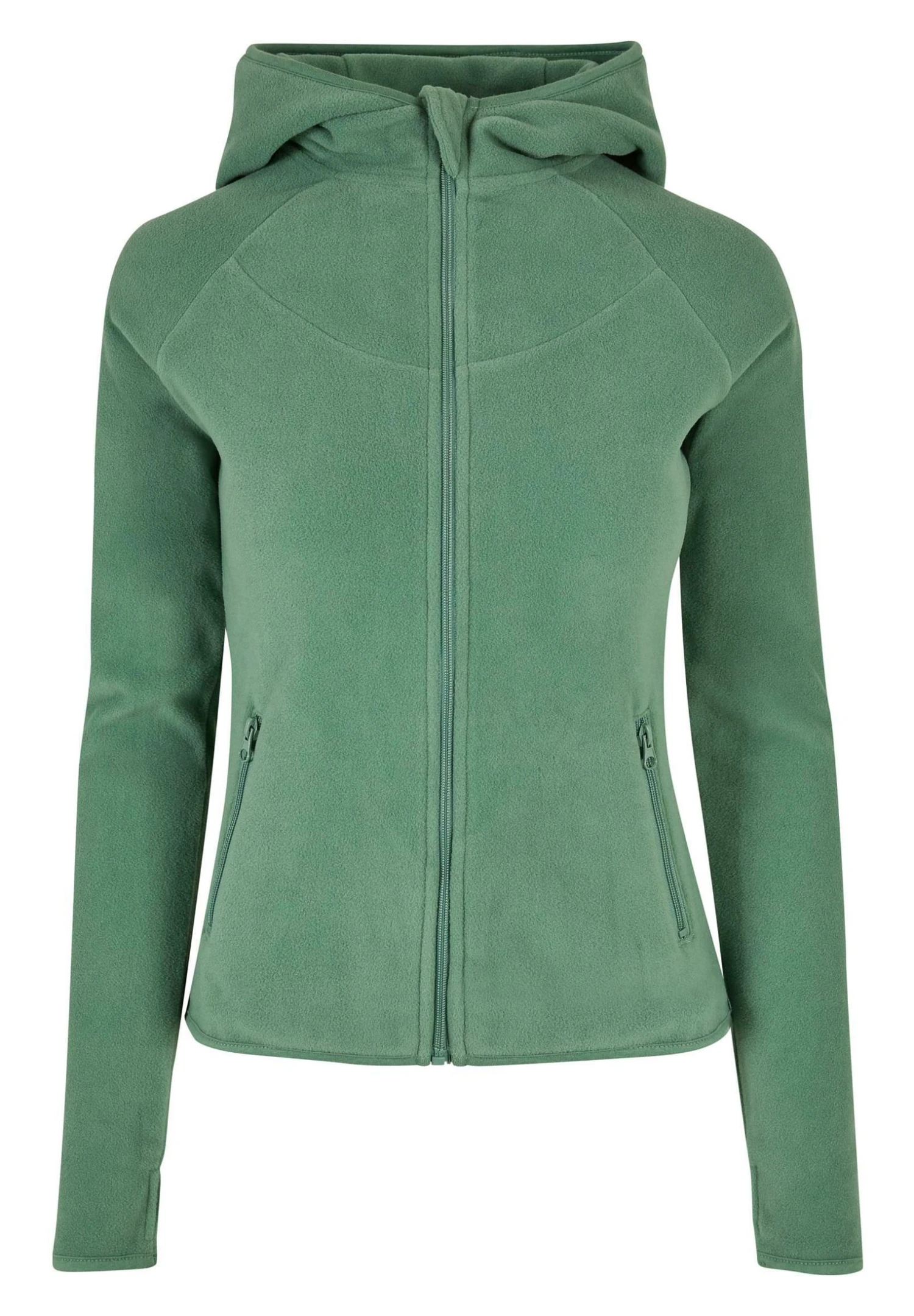 URBAN CLASSICS Zip Hoodie- Fleecejas - Salvia 9 URBAN CLASSICS Zip Hoodie- Fleecejas - Salvia - Afbeelding 7