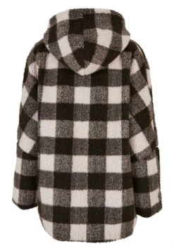 URBAN CLASSICS Check Sherpa - Winterjas - Pink Brown -Urban Classics 1cda386b15a14301a9f22b841a338199