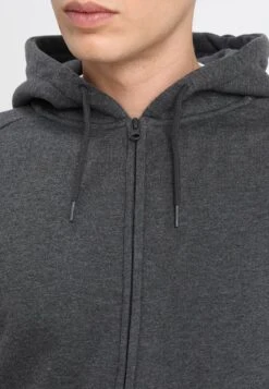 URBAN CLASSICS Zip Hoody - Sweater Met Rits - Charcoal -Urban Classics 1d99d174530d4404831c2e74aa869e76