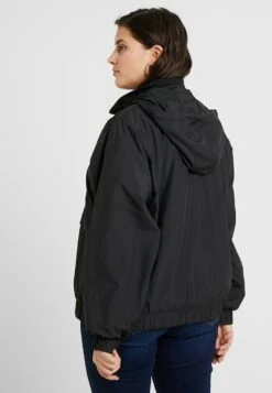 Ladies Panel Pull Over Jacket - Outdoorjas - Black -Urban Classics 1da14fbe16a94548ad64e282390ec039