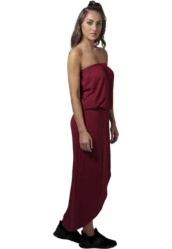 URBAN CLASSICS Bandeau- Maxi-Jurk - Burgundy -Urban Classics 1e9c946bece14f60b52b70eee546b5b6