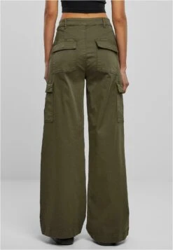URBAN CLASSICS Wide Leg Twill - Cargobroek - Olive 13 URBAN CLASSICS Wide Leg Twill - Cargobroek - Olive -Urban Classics 1fa914f483e94438bab75fa33df718e0