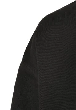 URBAN CLASSICS Ladies Oversized Terry Cardigan - Vest - Schwarz -Urban Classics 1fb37d9adb1b447f84a2f72b4d902d74