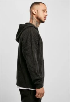 URBAN CLASSICS Knitted Hoody - Hoodie - Black -Urban Classics 20a19cface4b4e7b804720713f954e5c