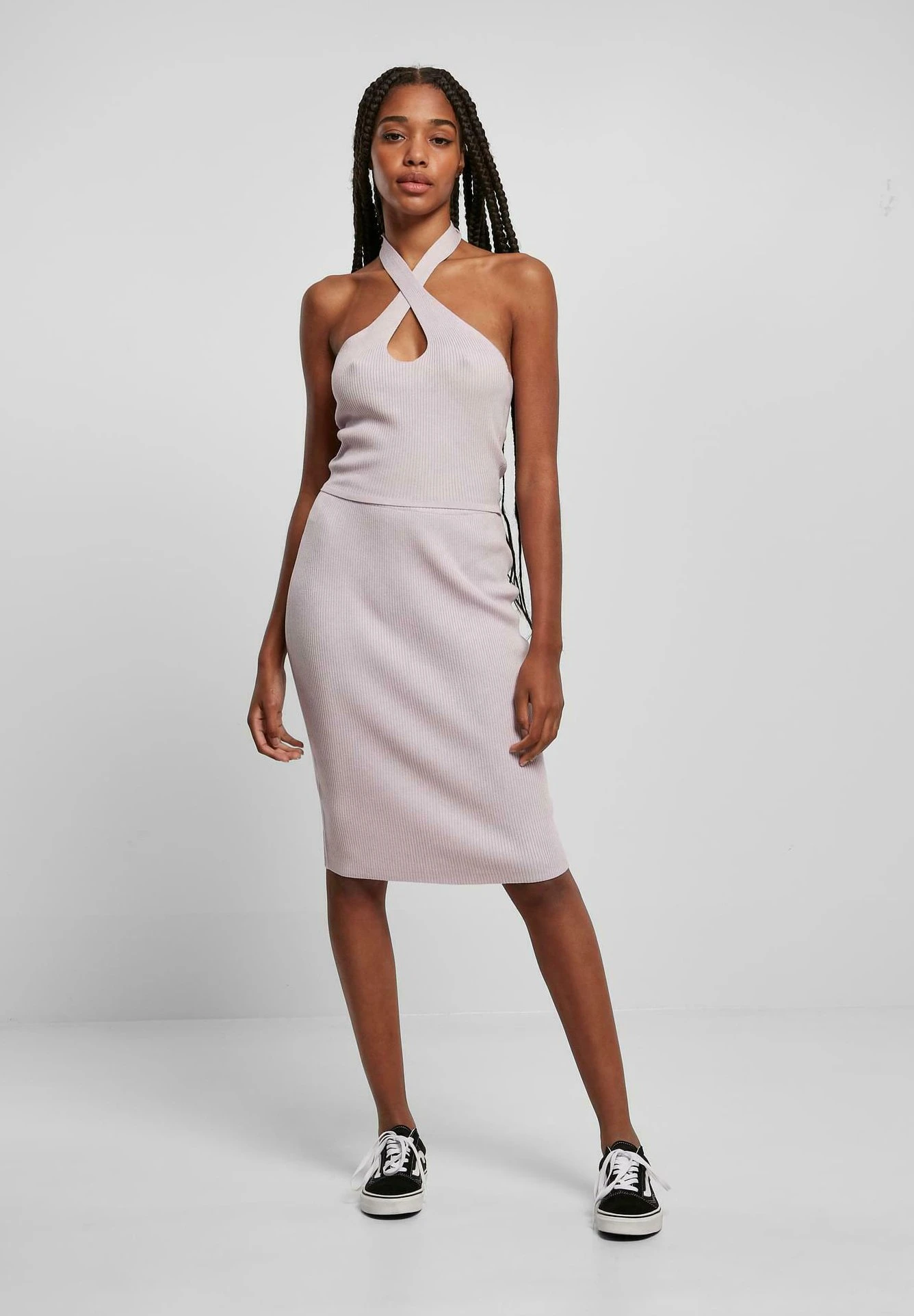 URBAN CLASSICS Kokerrok - Lilac 4 URBAN CLASSICS Kokerrok - Lilac - Afbeelding 2