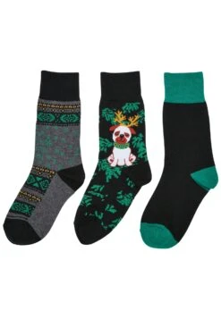 URBAN CLASSICS 3 Pack Christmas- Sokken - Multicolor