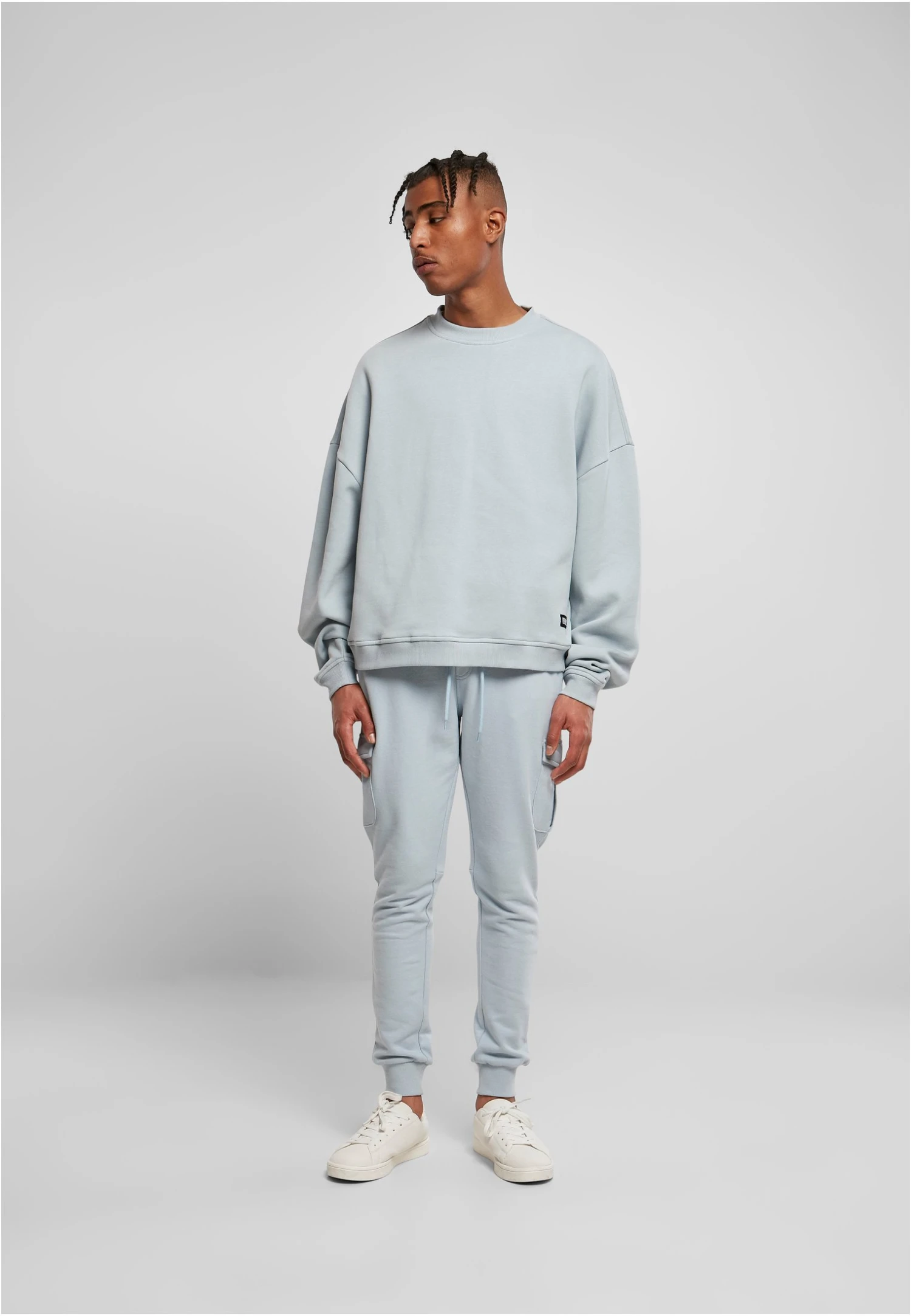 URBAN CLASSICS Herren- Sweater - Summerblue 3 URBAN CLASSICS Herren- Sweater - Summerblue