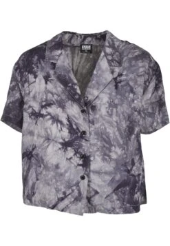 URBAN CLASSICS Ladies Viscose Tie Dye Resort Shirt - Overhemdblouse - Dark -Urban Classics 21b1cadc5c0946e6bf5e12fa2bf0ea82