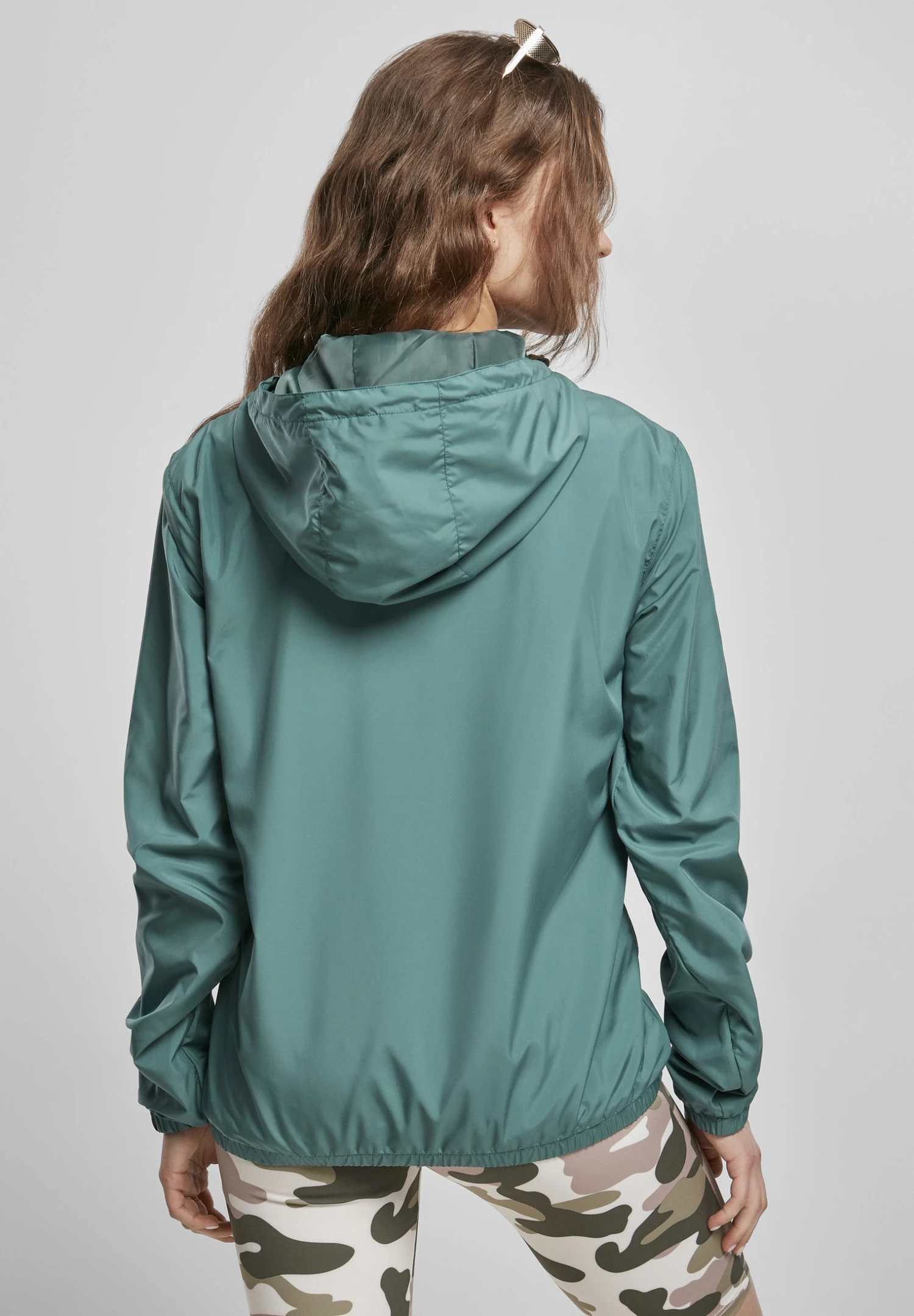 URBAN CLASSICS Basic- Windjack - Paleleaf 4 URBAN CLASSICS Basic- Windjack - Paleleaf - Afbeelding 2