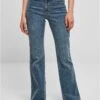 URBAN CLASSICS High Waist - Flared Jeans - Midstone Washed -Urban Classics 21f82a994cf54562a4148807953c115c