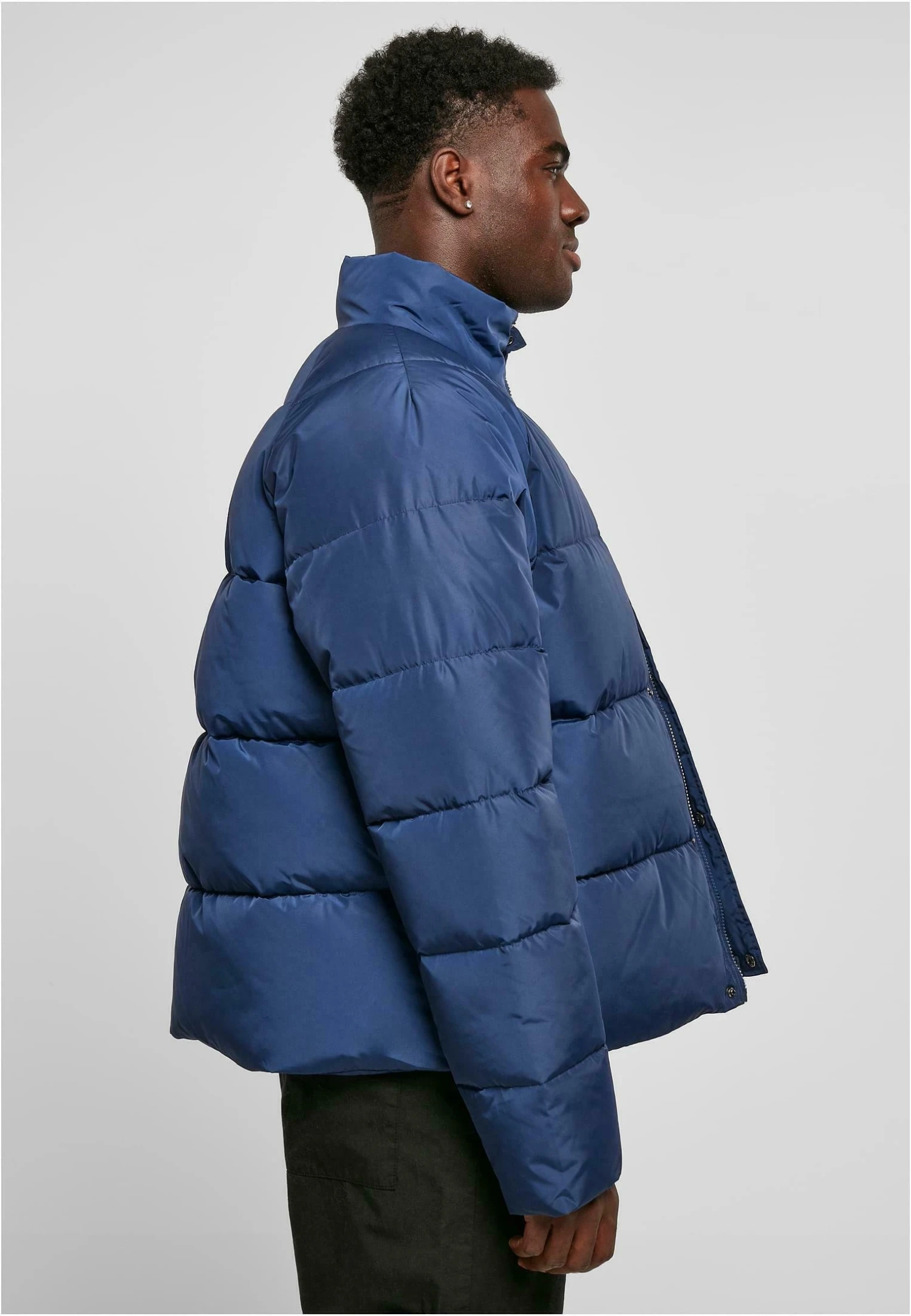 URBAN CLASSICS Raglan- Winterjas - Darkblue 6 URBAN CLASSICS Raglan- Winterjas - Darkblue - Afbeelding 4