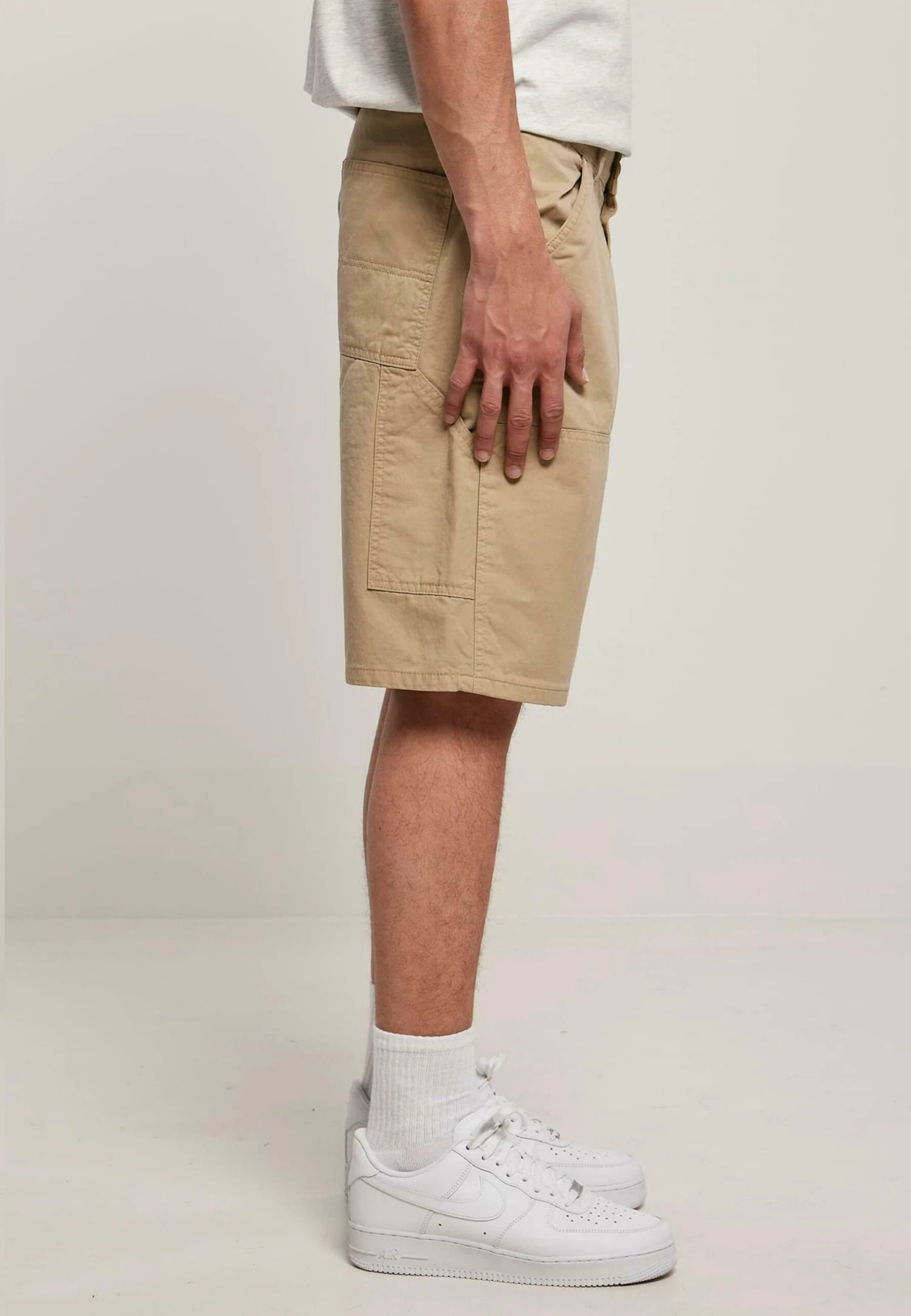 URBAN CLASSICS Double Knee Carpenter - Shorts - Unionbeige 4 URBAN CLASSICS Double Knee Carpenter - Shorts - Unionbeige - Afbeelding 2
