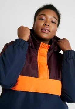 Ladies Pull Over Jacket - Windjack - Redwine/Midnightnavy 13 Ladies Pull Over Jacket - Windjack - Redwine/Midnightnavy -Urban Classics 2263422e9322450887769f6844930d2d