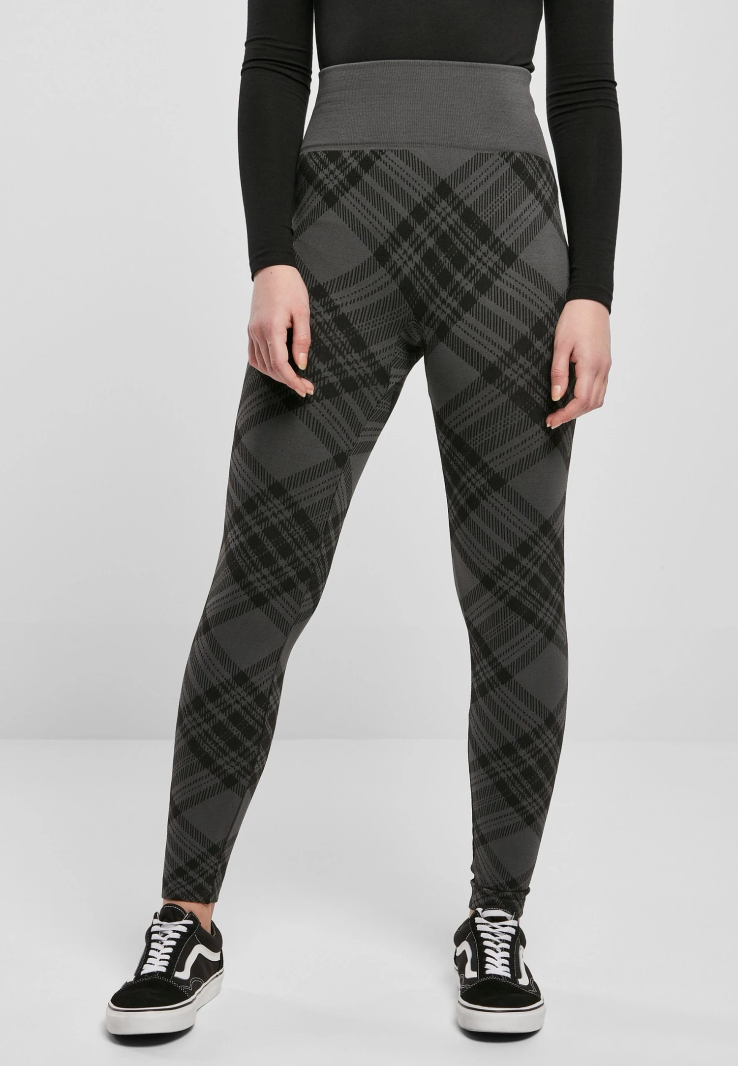 URBAN CLASSICS Seamless Heritage - Legging - Asphaltcheck 3 URBAN CLASSICS Seamless Heritage - Legging - Asphaltcheck