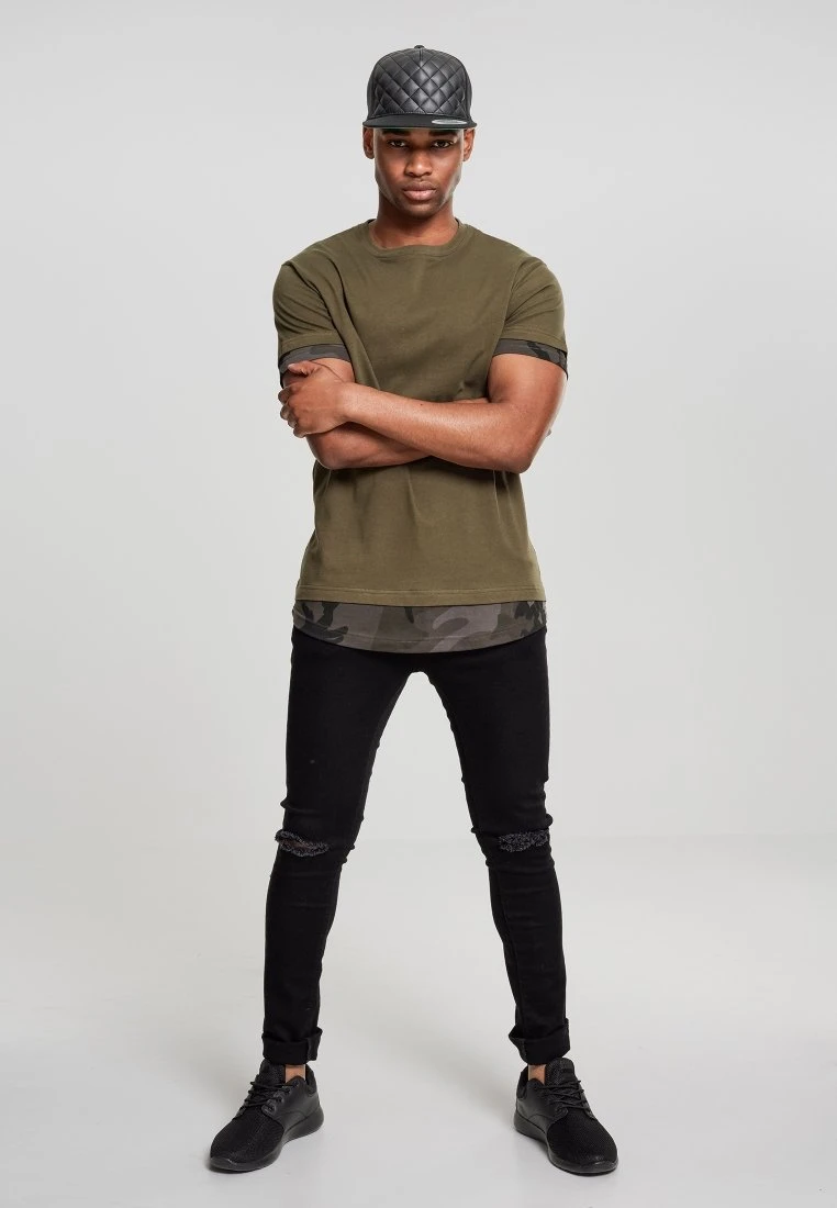 URBAN CLASSICS T-Shirt Print - Olive 4 URBAN CLASSICS T-Shirt Print - Olive - Afbeelding 2
