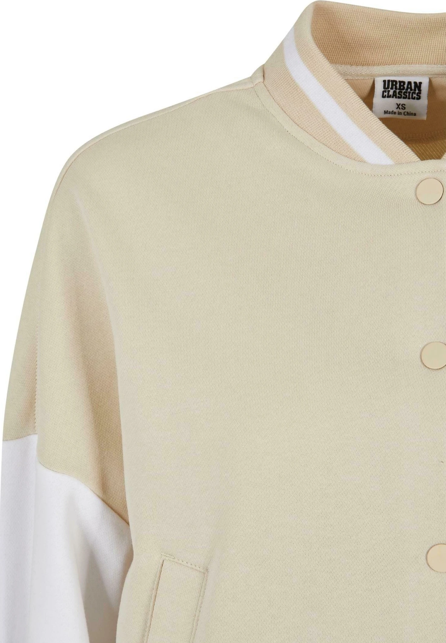 URBAN CLASSICS 2 Tone College- Bomberjacks - Softseagrass White 11 URBAN CLASSICS 2 Tone College- Bomberjacks - Softseagrass White - Afbeelding 9