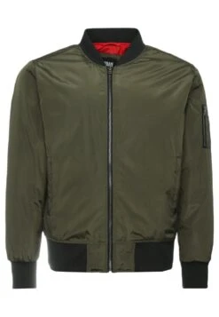 URBAN CLASSICS 2-Tone Jacket - Bomberjacks - Darkolive/Black -Urban Classics 2389c8a1b3b1475a9134c8969c8ab929