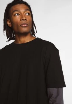 URBAN CLASSICS Oversized Shaped Double Layer Tee - Longsleeve - Darkshadow -Urban Classics 23c616438c794d53b6fe01f201ca8ff8