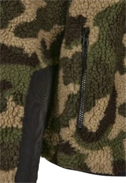 URBAN CLASSICS Fleecejas - Wood Camouflage -Urban Classics 23d8ccc1f79f4f81aa9dcc051ef0cffb