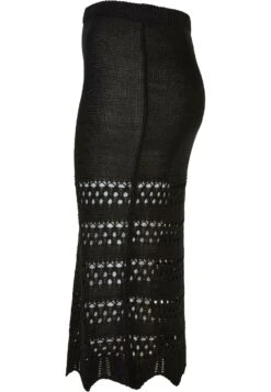URBAN CLASSICS 3/4 Crochet - Kokerrok - Black -Urban Classics 23ddddf446b648b1b2f276fc658c0d8d