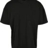 URBAN CLASSICS Oversized Mock Neck - T-Shirt Basic - Schwarz -Urban Classics 24e2940a84a7403a9a40dad6b7d539a8