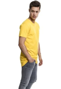 URBAN CLASSICS Shaped Long Do Not Use - T-Shirt Basic - Powderyellow -Urban Classics 24e3de5c2fc94d62bd3cc727593ebcf2