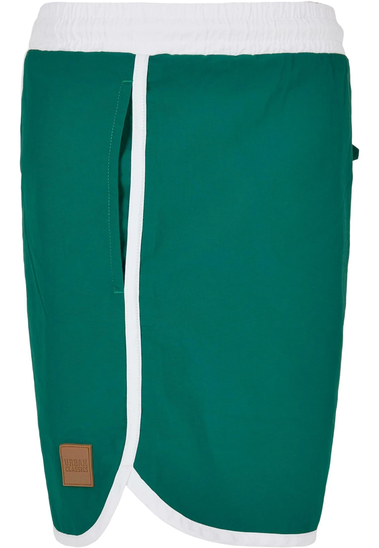 URBAN CLASSICS Retro - Zwemshorts - White Green 4 URBAN CLASSICS Retro - Zwemshorts - White Green - Afbeelding 2