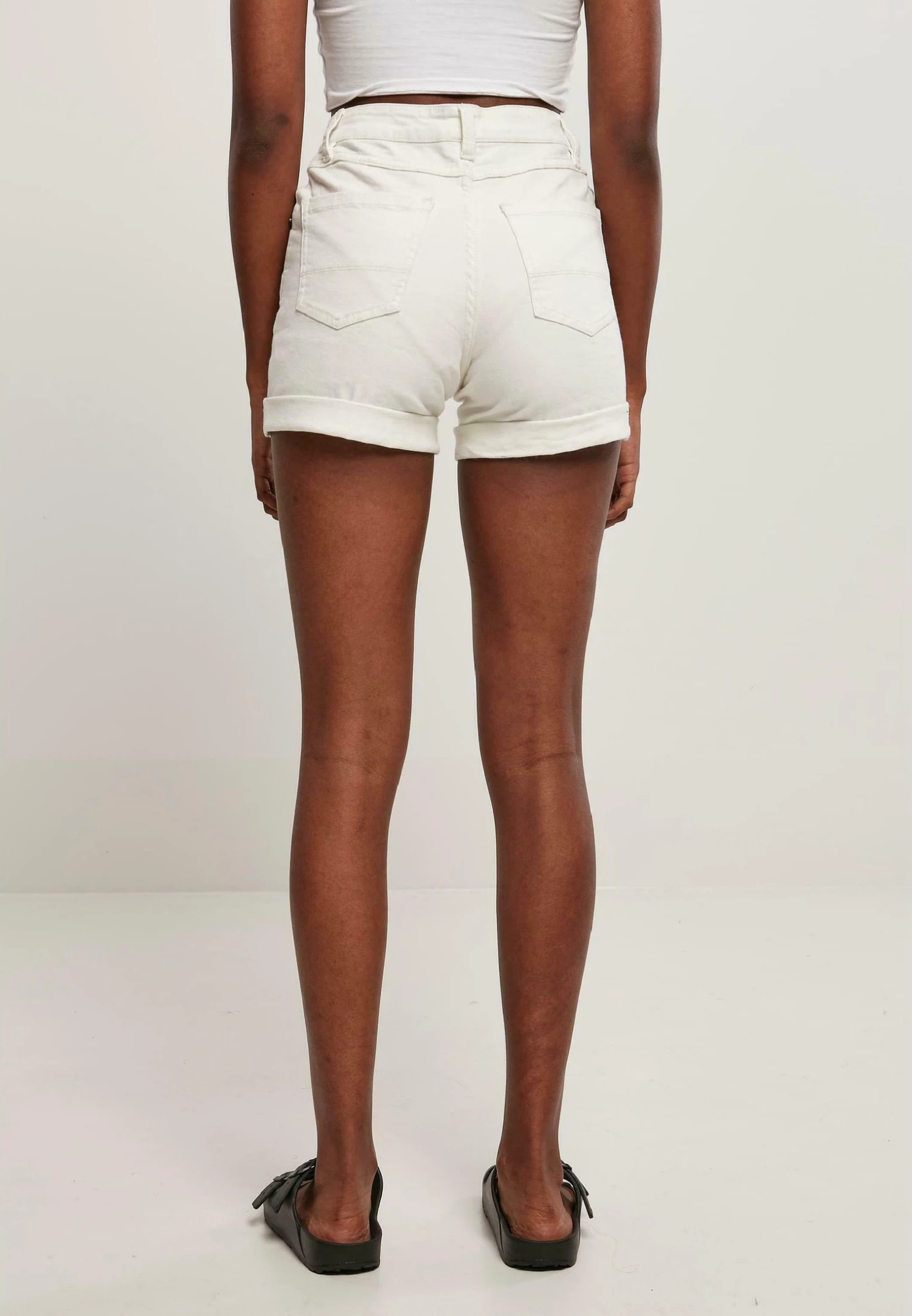 URBAN CLASSICS Jeansshort - Offwhite Raw 5 URBAN CLASSICS Jeansshort - Offwhite Raw - Afbeelding 3