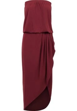URBAN CLASSICS Bandeau- Maxi-Jurk - Burgundy -Urban Classics 25ce9cffb23a44c9a4a8e7970971b3d4