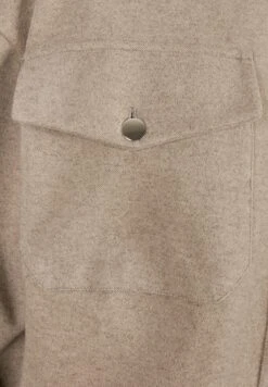URBAN CLASSICS Ladies Classic Overshirt - Jas - Lighttaupe -Urban Classics 26c259094846405eab9a48a9e26016a9