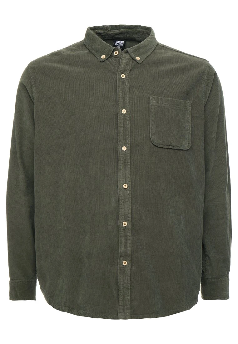 URBAN CLASSICS Corduroy- Overhemd - Olive 7 URBAN CLASSICS Corduroy- Overhemd - Olive - Afbeelding 5