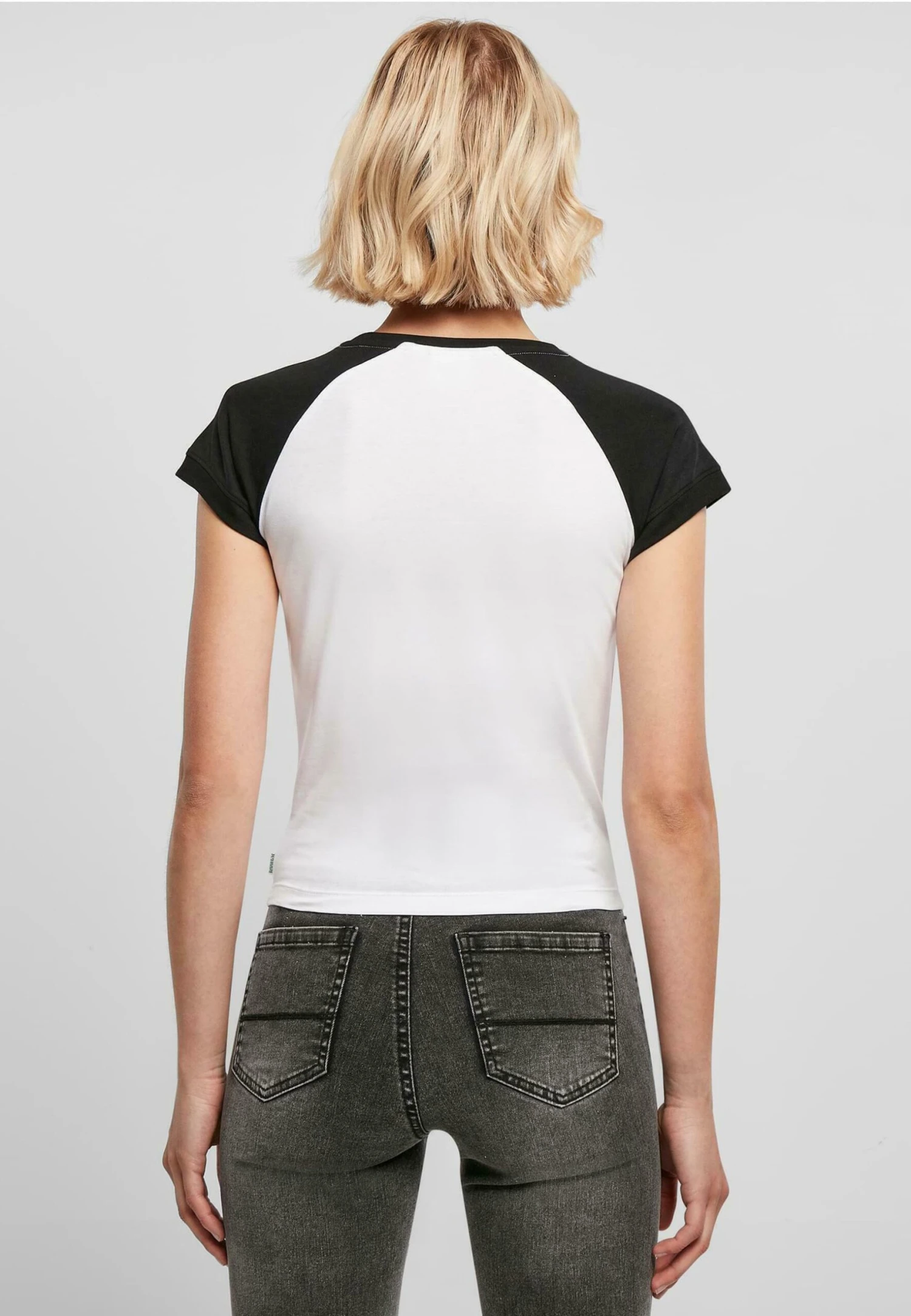 URBAN CLASSICS Stretch Retro Baseball - T-Shirt Print - White Black 5 URBAN CLASSICS Stretch Retro Baseball - T-Shirt Print - White Black - Afbeelding 3