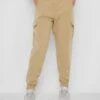 URBAN CLASSICS High Waist - Cargobroek - Unionbeige