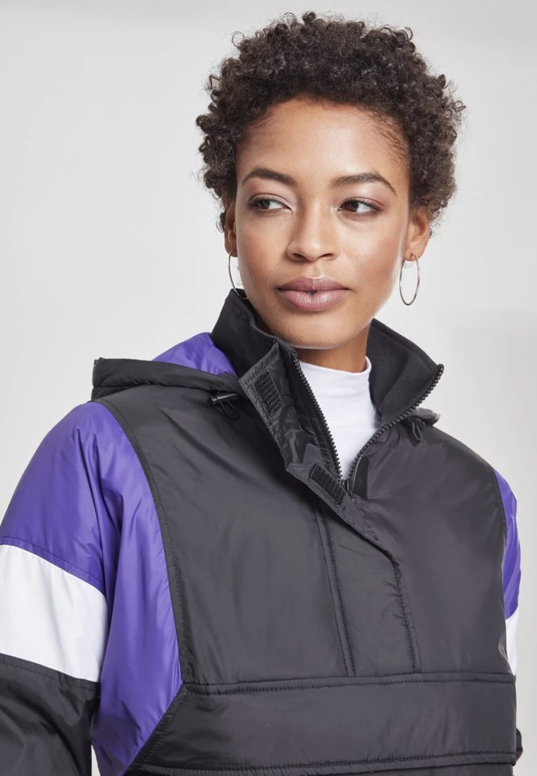 URBAN CLASSICS Jas - Black/Ultraviolet/White 6 URBAN CLASSICS Jas - Black/Ultraviolet/White - Afbeelding 4