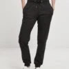 URBAN CLASSICS Ladies Organic High Waist Sweat Pants - Trainingsbroek - Schwarz -Urban Classics 282f829af1ee4a7d9dd8b2ab8fcbf3b6