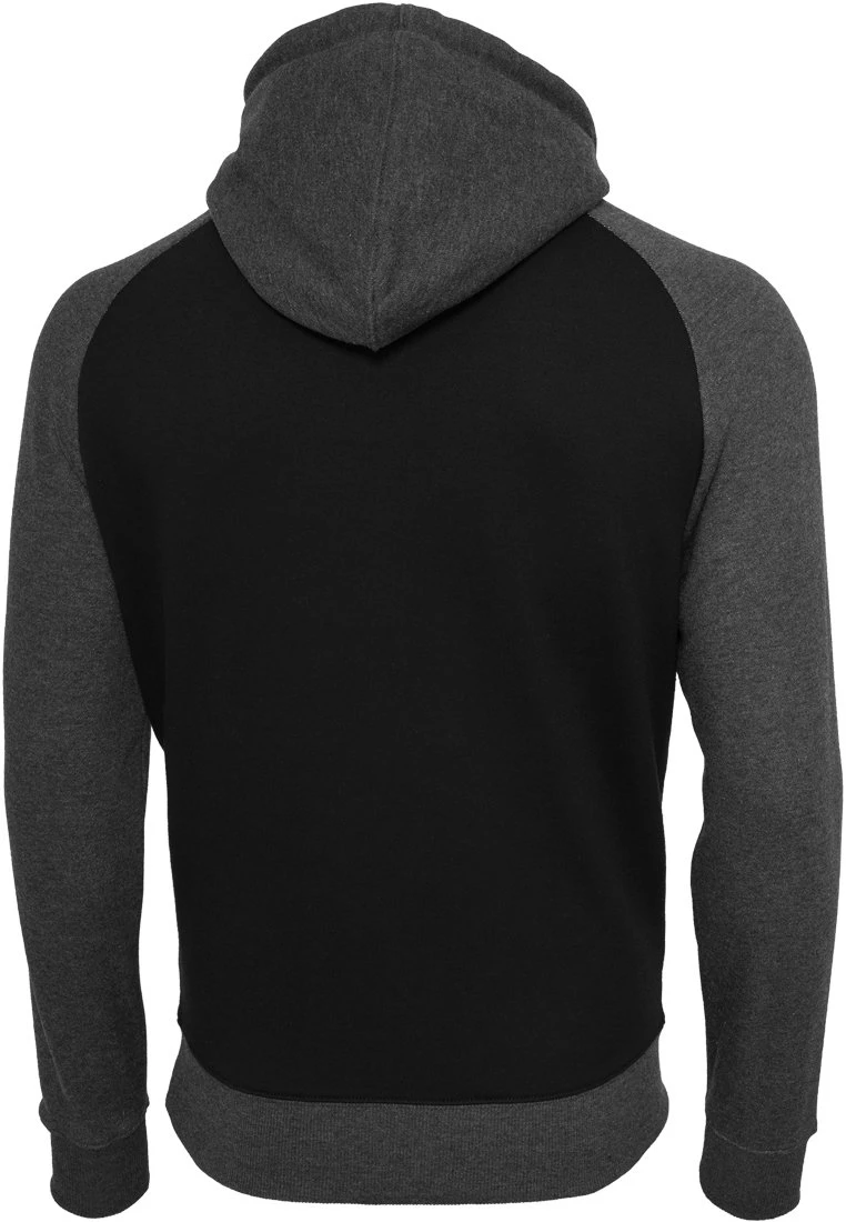 URBAN CLASSICS Contrast- Sweater - Blk/Cha 4 URBAN CLASSICS Contrast- Sweater - Blk/Cha - Afbeelding 2