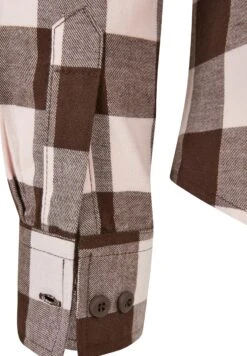 URBAN CLASSICS Overhemdblouse - Pink Brown 33 URBAN CLASSICS Overhemdblouse - Pink Brown -Urban Classics 290158b5488e42c1b4f4c4ac6accf90d