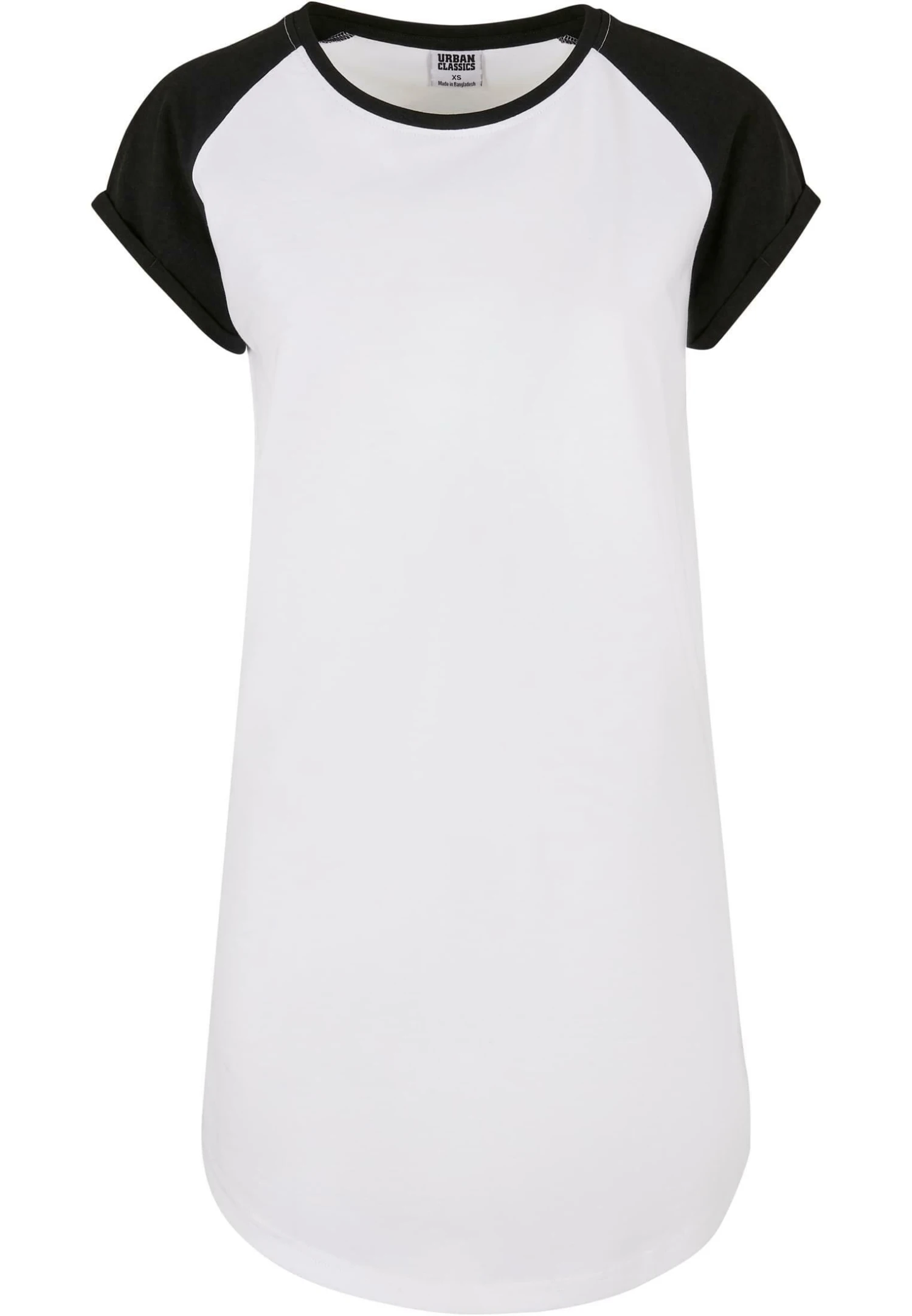 URBAN CLASSICS Raglan Tee - Jerseyjurk - White Black 7 URBAN CLASSICS Raglan Tee - Jerseyjurk - White Black - Afbeelding 5