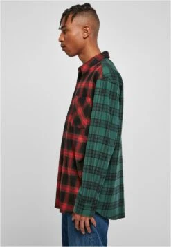 URBAN CLASSICS Mix Check - Overhemd - Black Red Green 10 URBAN CLASSICS Mix Check - Overhemd - Black Red Green -Urban Classics 2d11e17a3b7741469cd31e783d7e0295