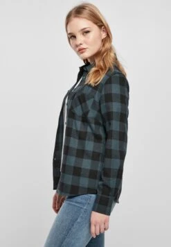 URBAN CLASSICS Overhemdblouse - Jasper Black -Urban Classics 2e2190cbd77240918e75c4f17a34b2ec