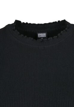 URBAN CLASSICS Ladies Rib Tee Dress - Etui-Jurk - Black -Urban Classics 2e9f4522e2e34a01b37cf47a5362e8d4
