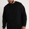 URBAN CLASSICS Crew Neck - Sweater - Black -Urban Classics 2f26261abe2f47cb9dc81148a265bbdf