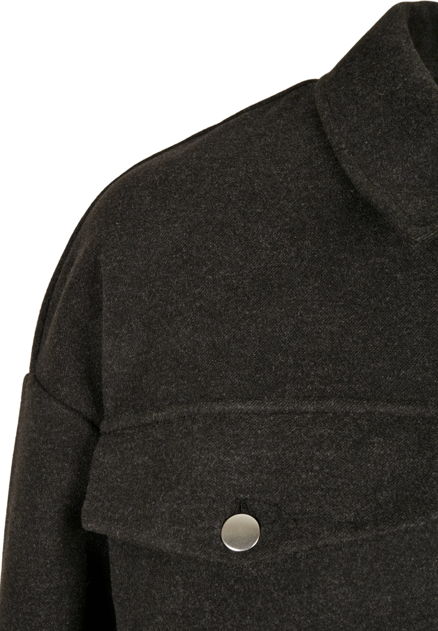 URBAN CLASSICS Ladies Classic Overshirt - Jas - Charcoal 9 URBAN CLASSICS Ladies Classic Overshirt - Jas - Charcoal - Afbeelding 7