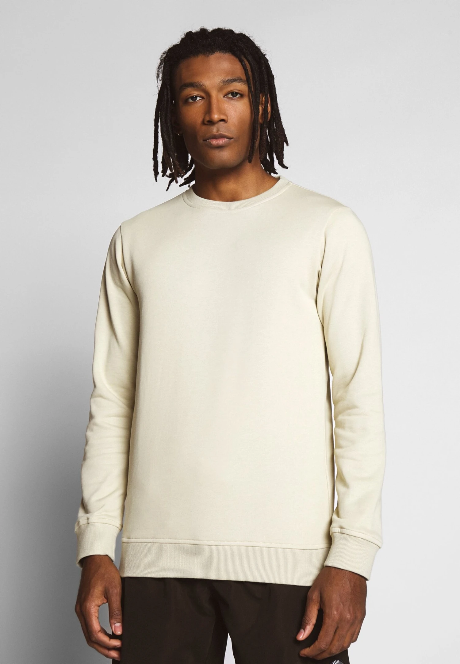 URBAN CLASSICS Basic Crew - Trui - Concrete 4 URBAN CLASSICS Basic Crew - Trui - Concrete - Afbeelding 2