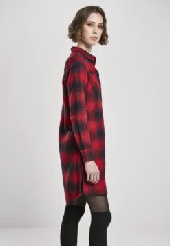 URBAN CLASSICS Blousejurk - Darkblue/Red -Urban Classics 2fb08b496dba457ba1990cca8d2180d5
