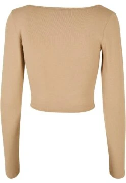 URBAN CLASSICS Cropped Longsleeve - Longsleeve - Unionbeige -Urban Classics 303c5973ed7c45b189ee191d2635109a