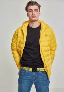 URBAN CLASSICS Jaquard- Riem - Black Yellow Black